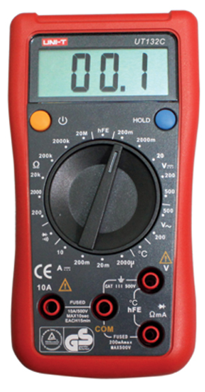 掌上型数字万用表UT132C 