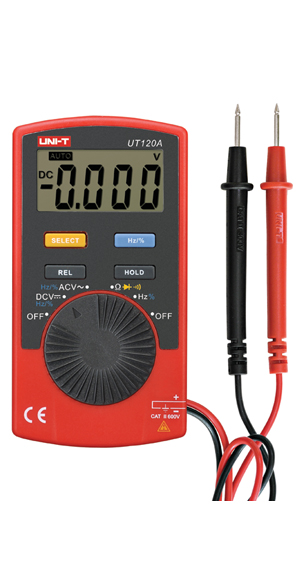 口袋型数字万用表UT120A
